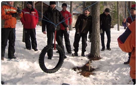 Femkamp och teambuilding